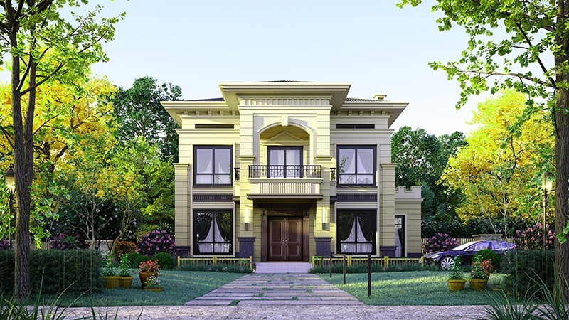 中山中式合院住宅，开放庭院与邻里乡亲更亲近